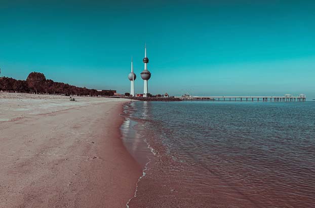 A view of Kuwait City, KW